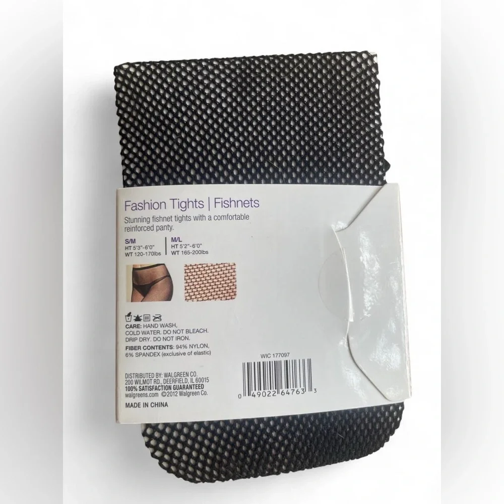 Fishnet Women’s Tights Black Size M/L by West‎ Loop